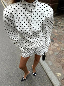 SEAME - Emily Polkadot Set - Stylish Shirt & Shorts Polkadot S